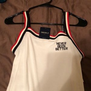 A knit tank top that hasn’t been worn!